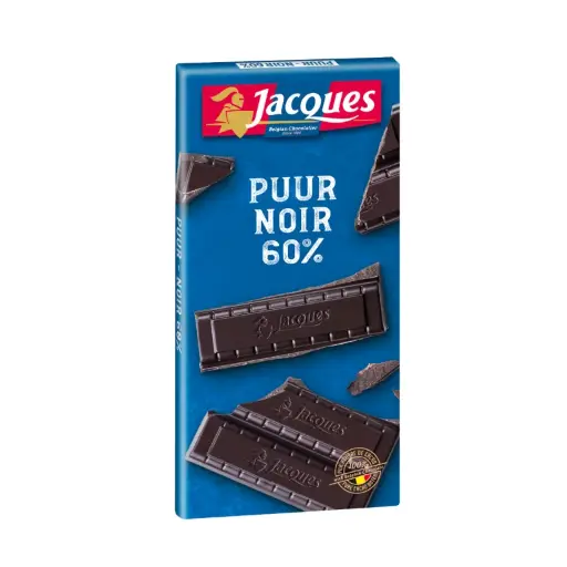 JACQUES Tablette de chocolat noir 60% 100g