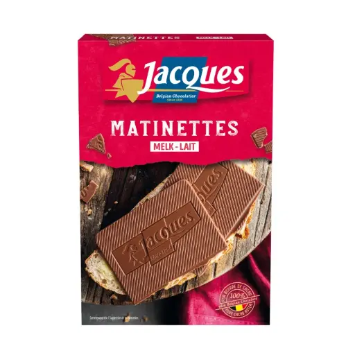 JACQUES Matinettes Melk 128g