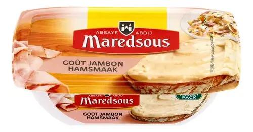 MAREDSOUS fromage à tartiner jambon 250g