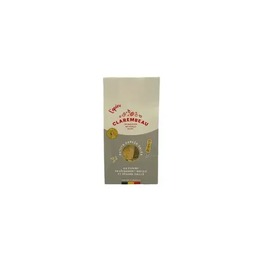 CLAREMBEAU petits sablés au poivre et au sésame 80g
