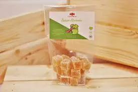 Pâtes de fruits CLAREMBEAU - Pomme Rhubarbe 100g