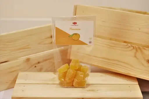 CLAREMBEAU Pâtes de fruits - Mandarine 100g