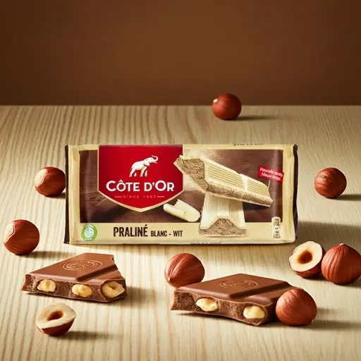 COTE D'OR Tablet Praliné wit 200g