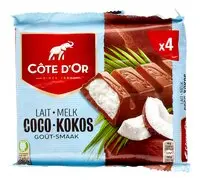 COTE D'OR Melk Kokos 4x44g 