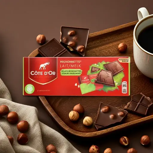 COTE D'OR Mignonnette Lait Noisettes 210g