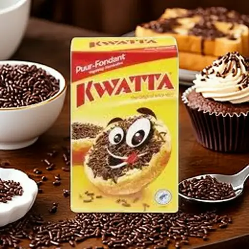 KWATTA granulés vermicelles chocolat noir 390g