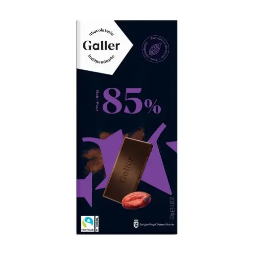 GALLER Tablet Puur 85% 80g