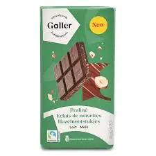 GALLER Tablet Melk Hazelnoot 175g