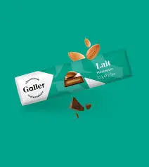 GALLER Bâton Lait Massepain 70g