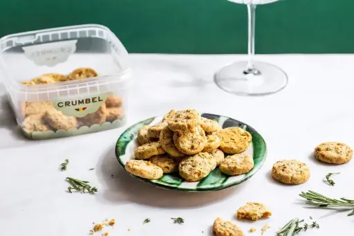 CRUMBEL Aperitiefkoekjes Tijm & Rozemarijn 150g