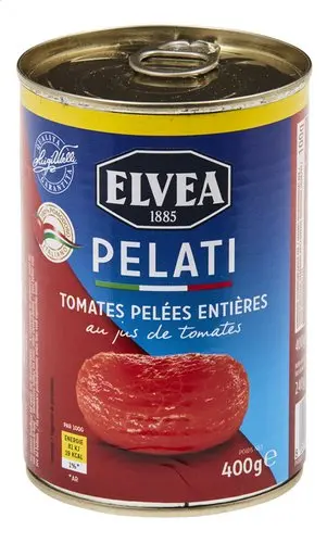 ELVEA – Pelati Whole Peeled Tomatoes 400g
