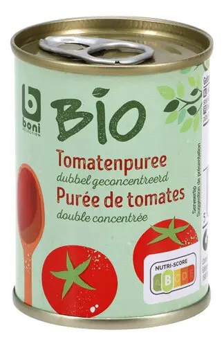 BONI BIO - Double concentré tomates 140g