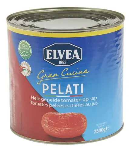 ELVEA – Pelati Whole Peeled Tomatoes 2.5kg