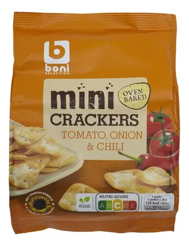 BONI – Mini crackers Tom-On-Chili 125g