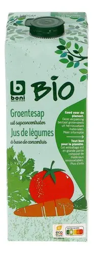 BONI BIO – Vegetable Juice 1L