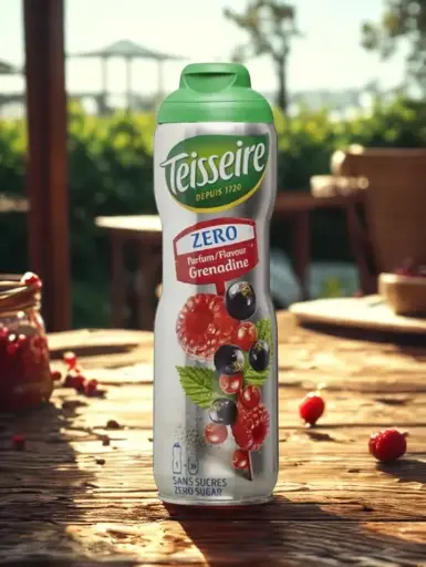 TEISSEIRE Zero Grenadine Syrup 60cl